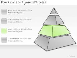 1113 business ppt diagram four levels in pyramid process powerpoint template