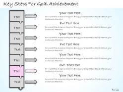 1113 business ppt diagram key steps for goal achievement powerpoint template