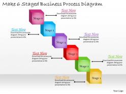 1113 business ppt diagram make 6 staged business process diagram powerpoint template