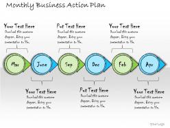 1113 Business Ppt Diagram Monthly Business Action Plan Powerpoint Template