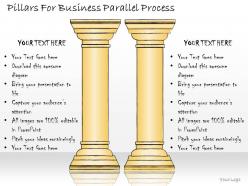 1113 business ppt diagram pillars for business parallel process powerpoint template