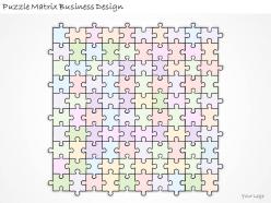 1113 business ppt diagram puzzle matrix business design powerpoint template