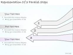 1113 business ppt diagram representation of 3 parallel steps powerpoint template