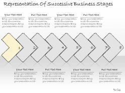 1113 business ppt diagram representation of successive business stages powerpoint template