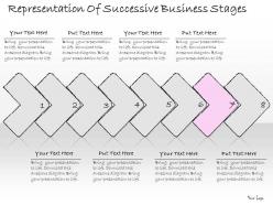 1113 business ppt diagram representation of successive business stages powerpoint template
