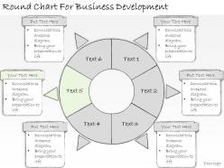 1113 business ppt diagram round chart for business development powerpoint template