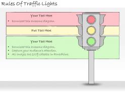 1113 business ppt diagram rules of traffic lights powerpoint template