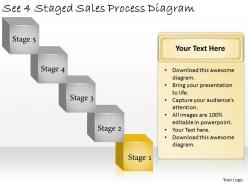43487635 style layered stairs 6 piece powerpoint presentation diagram infographic slide