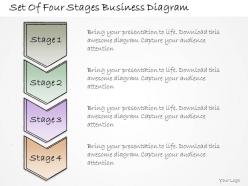 1113 business ppt diagram set of four stages business diagram powerpoint template