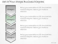 1113 business ppt diagram set of four stages business diagram powerpoint template