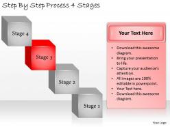 1113 business ppt diagram step by step process 4 stages powerpoint template