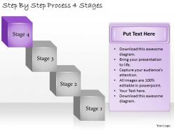 1113 business ppt diagram step by step process 4 stages powerpoint template