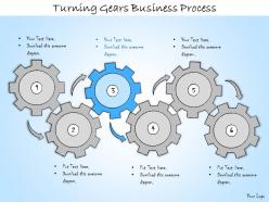 1113 business ppt diagram turning gears business process powerpoint template