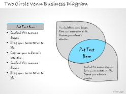 1113 business ppt diagram two circle venn business diagram powerpoint template