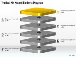 1113 business ppt diagram vertical six staged business diagram powerpoint template