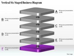 1113 business ppt diagram vertical six staged business diagram powerpoint template