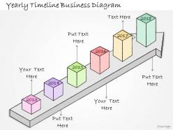 1113 business ppt diagram yearly timeline business diagram powerpoint template