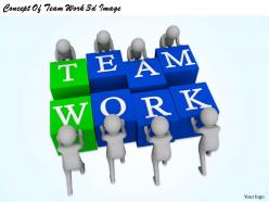 1113 concept of team work 3d image ppt graphics icons powerpoint