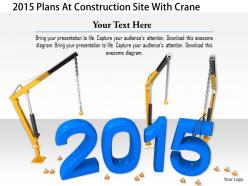 1114 2015 plans at construction site with crane image graphics for powerpoint