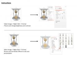 1114 3d hour glass for time management image graphics for powerpoint