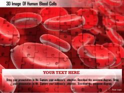 1114 3d image of human blood cells image graphics for powerpoint
