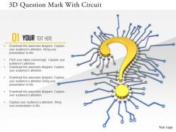 1114 3d question mark with circuit image graphics for powerpoint