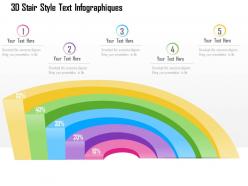 19471807 style layered stairs 5 piece powerpoint presentation diagram template slide