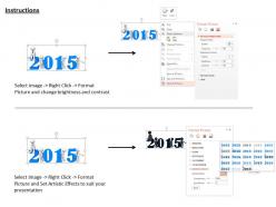 1114 3d team with new year 2015 numbers image graphics for powerpoint