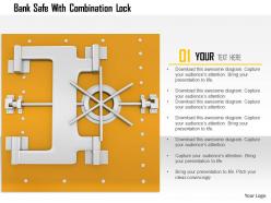 1114 bank safe with combination lock image graphics for powerpoint