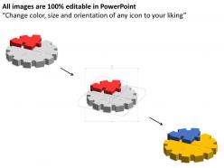 36956796 style division gearwheel 4 piece powerpoint presentation diagram infographic slide
