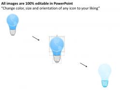 30822369 style variety 3 idea-bulb 1 piece powerpoint presentation diagram infographic slide