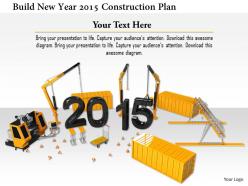 1114 build new year 2015 construction plan image graphics for powerpoint