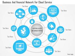 1114 business and financial network for cloud service presentation template