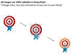 1114 business targets and bullseye powerpoint presentation