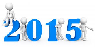 1114 business team with 2015 year text stock photo