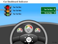 1114 car dashboard indicator powerpoint presentation