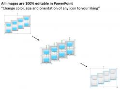 1114 cascading placement style for strategy map powerpoint presentation