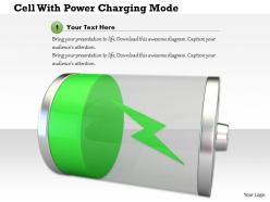 1114 cell with power charging mode image graphic for powerpoint