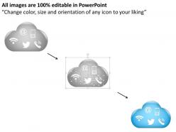 95089134 style technology 1 cloud 5 piece powerpoint presentation diagram infographic slide