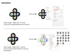 1114 colored 3d men inside the black gears process control ppt graphics icons