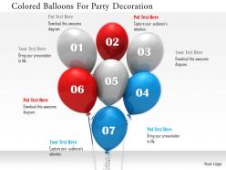 1114 colored balloons for party decoration image graphics for powerpoint