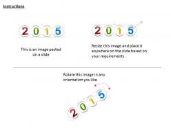 1114 colorful numbers of happy new year 2015 image graphics for powerpoint