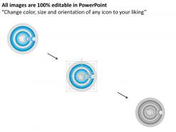 14479005 style cluster concentric 4 piece powerpoint presentation diagram infographic slide