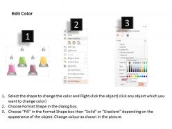 1114 four colorful pencils for text representation powerpoint template
