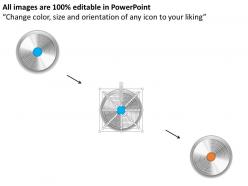 1114 four control knob for process control powerpoint template