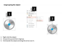 1114 four control knob for process control powerpoint template