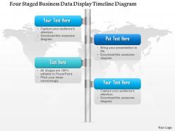 1114 four staged buisness data display timeline diagram powerpoint template