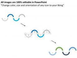 6037029 style circular zig-zag 4 piece powerpoint presentation diagram infographic slide
