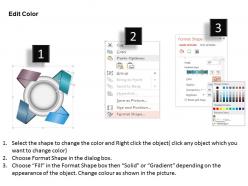40010123 style circular loop 4 piece powerpoint presentation diagram infographic slide
