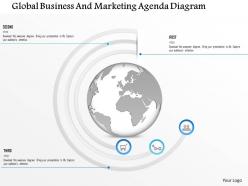 1114 global business and marketing agenda diagram powerpoint template